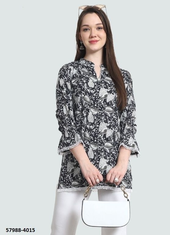 MAAYRA - Catalog # 57988 (Set of 6 Readymade Women's Kurtis / Tops) by Brand RAJNANDINI MAAYRA - Catalog # 57988 (Set of 6 Readymade Women's Kurtis / Tops) by Brand RAJNANDINI