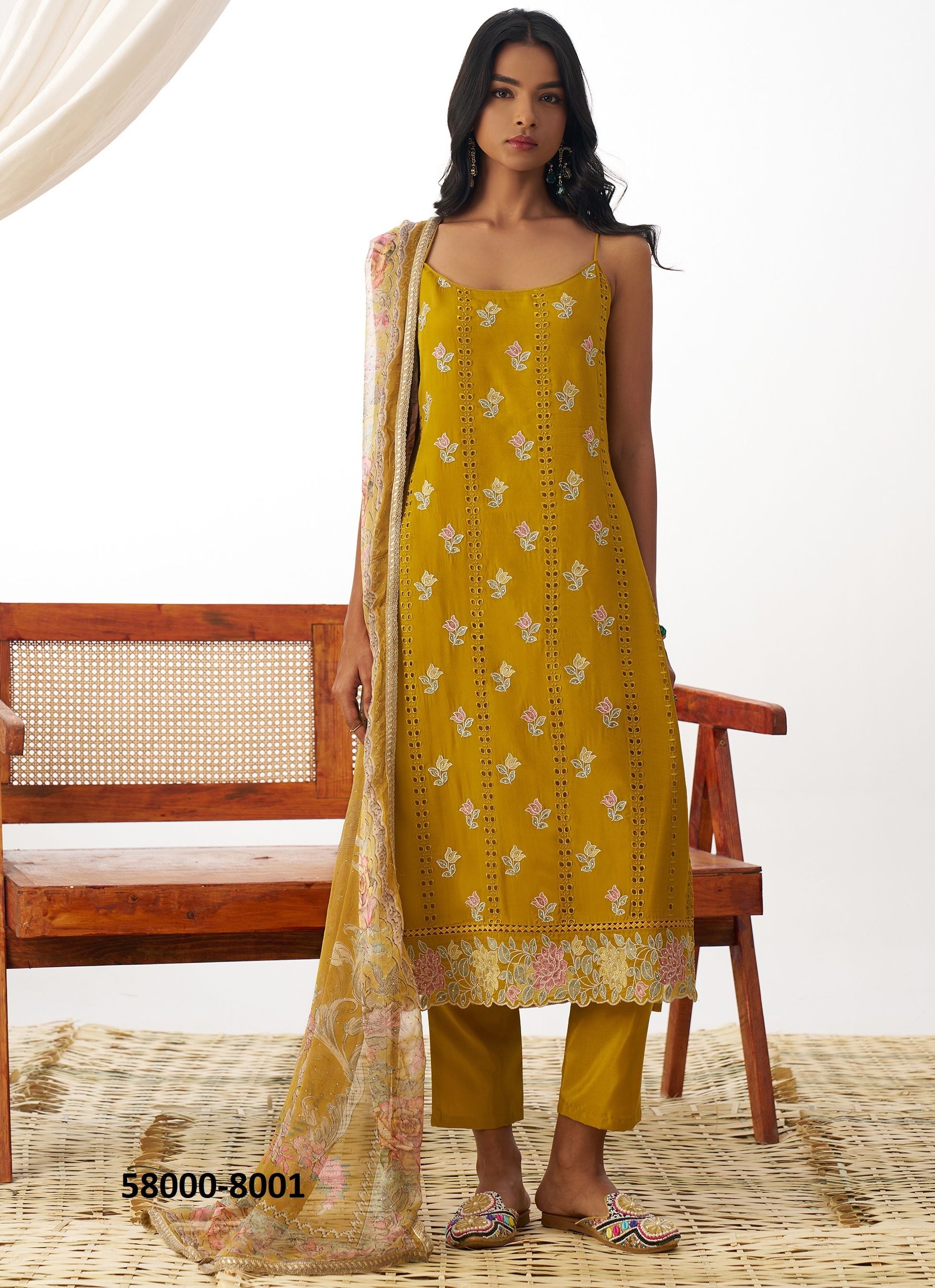 SWARA - Catalog # 58000 (Set of 4 Readymade Salwar Suits) by Brand ALIZEH SWARA - Catalog # 58000 (Set of 4 Readymade Salwar Suits) by Brand ALIZEH