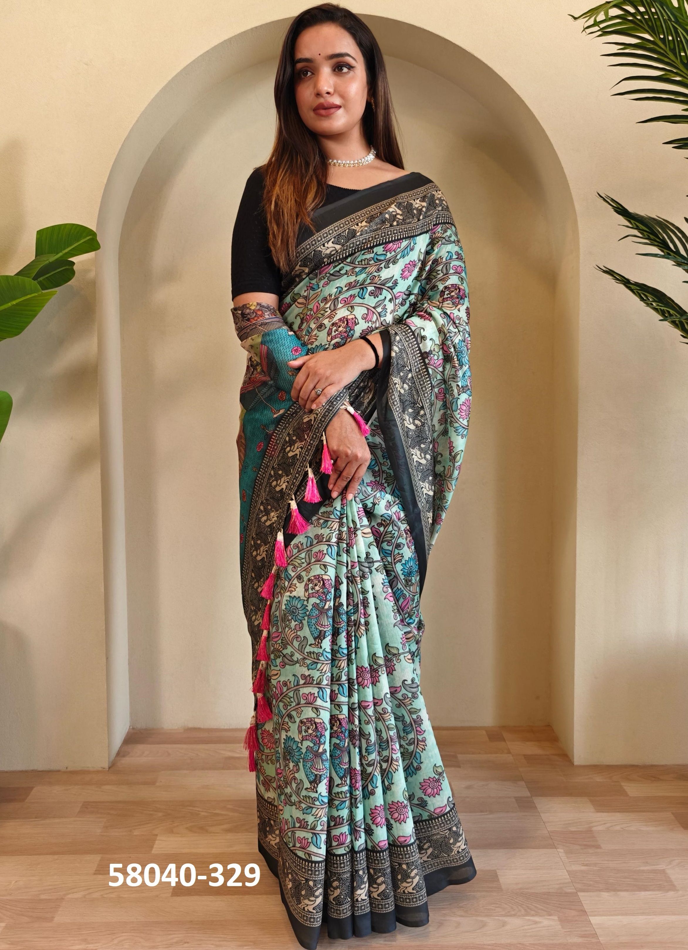 MADHU - Catalog # 58040 (Set of 5 Sarees) by Brand STROLLAY ® MADHU - Catalog # 58040 (Set of 5 Sarees) by Brand STROLLAY ®