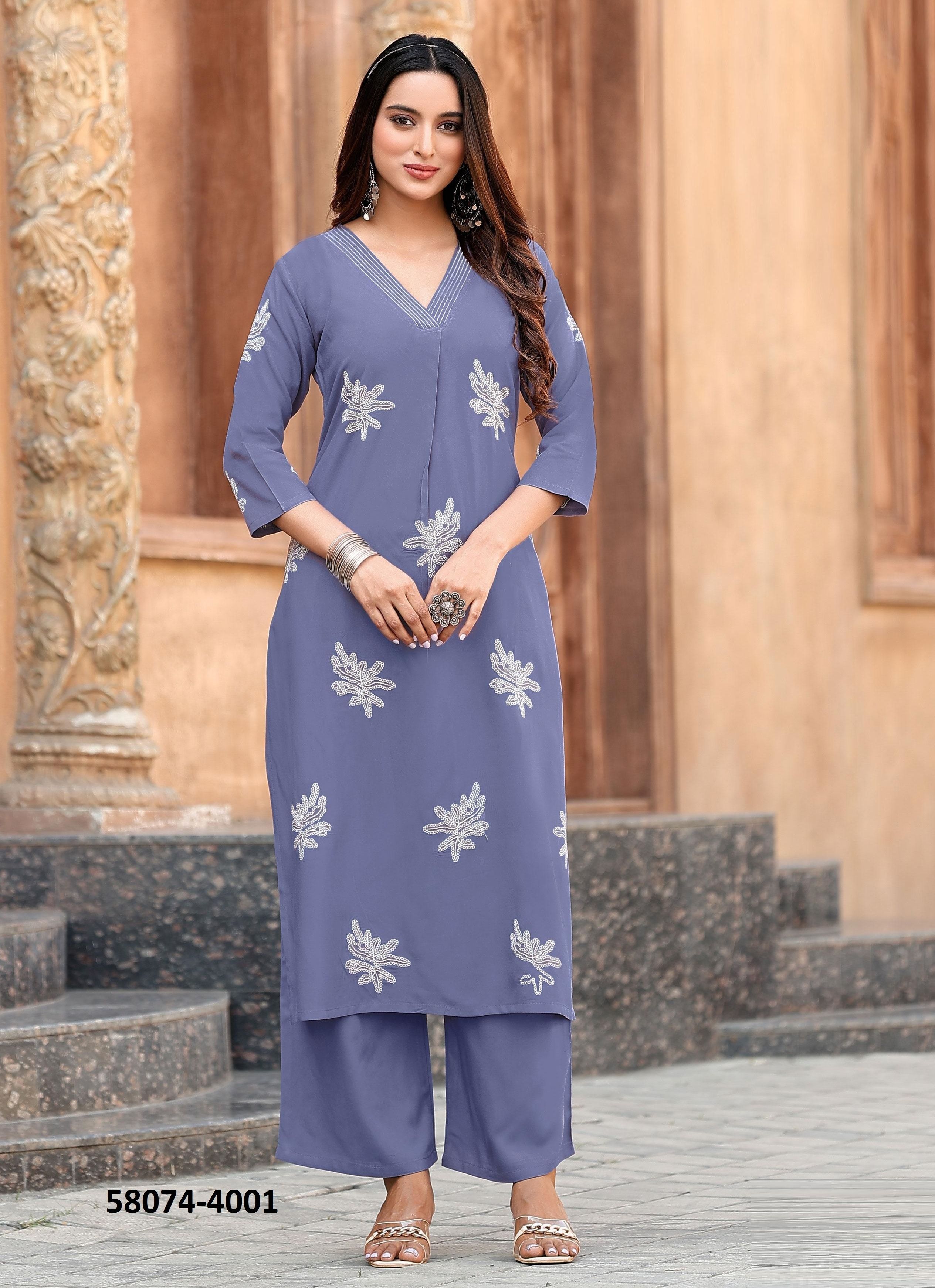ALBELLA - Catalog # 58074 (Set of 6 Tops With Bottoms) MADE IN INDIA BY MITTOO ALBELLA - Catalog # 58074 (Set of 6 Tops With Bottoms) MADE IN INDIA BY MITTOO