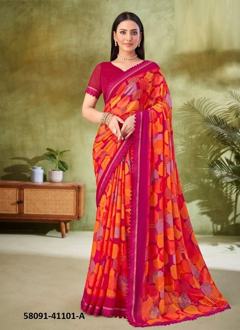 SAVERA 11 - Catalog # 58091 (Set of 12 Sarees) by Brand RUCHI SAREES SAVERA 11 - Catalog # 58091 (Set of 12 Sarees) by Brand RUCHI SAREES