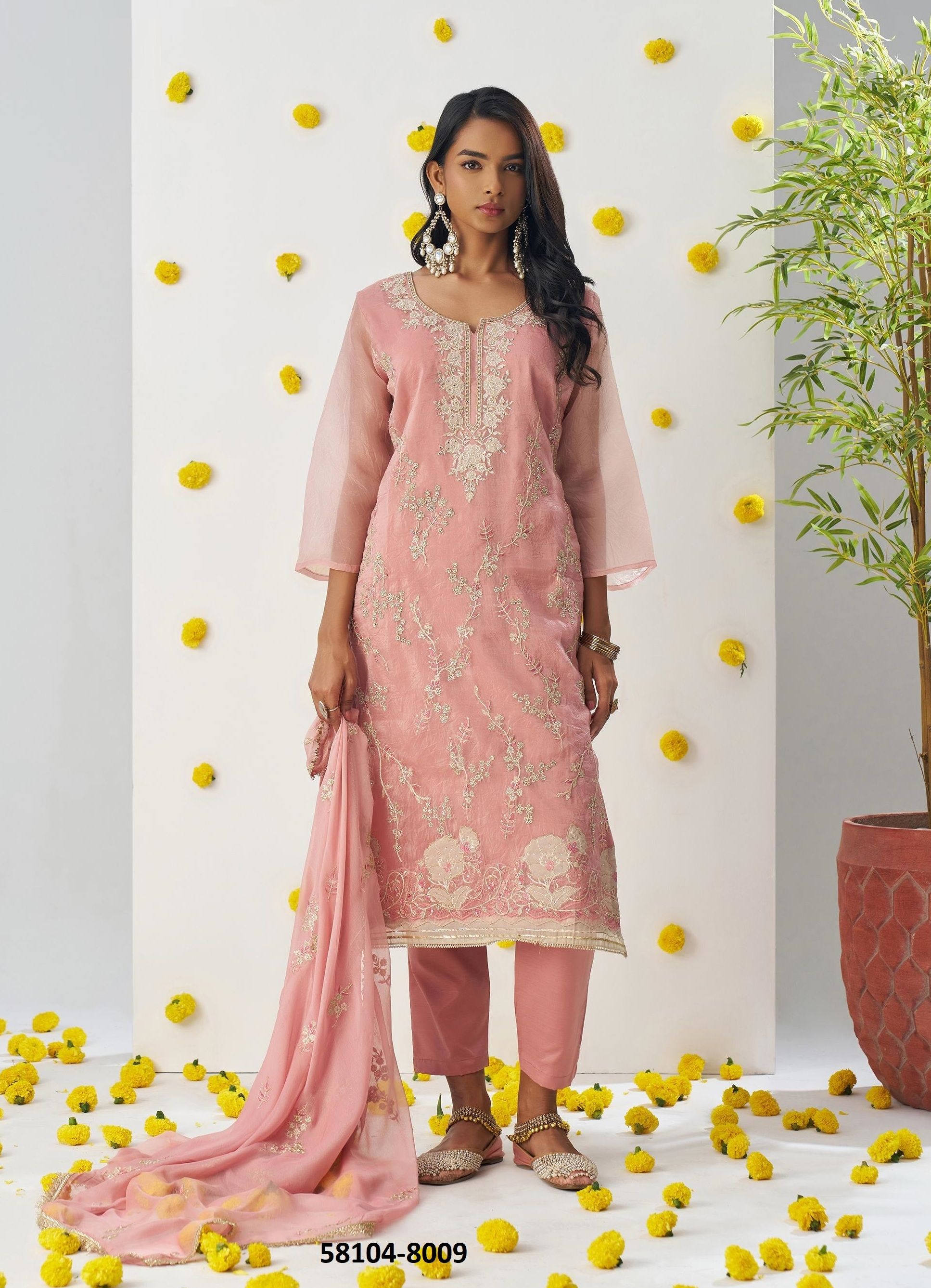 RAAG - Catalog # 58104 (Set of 4 Readymade Salwar Suits) by Brand ALIZEH RAAG - Catalog # 58104 (Set of 4 Readymade Salwar Suits) by Brand ALIZEH