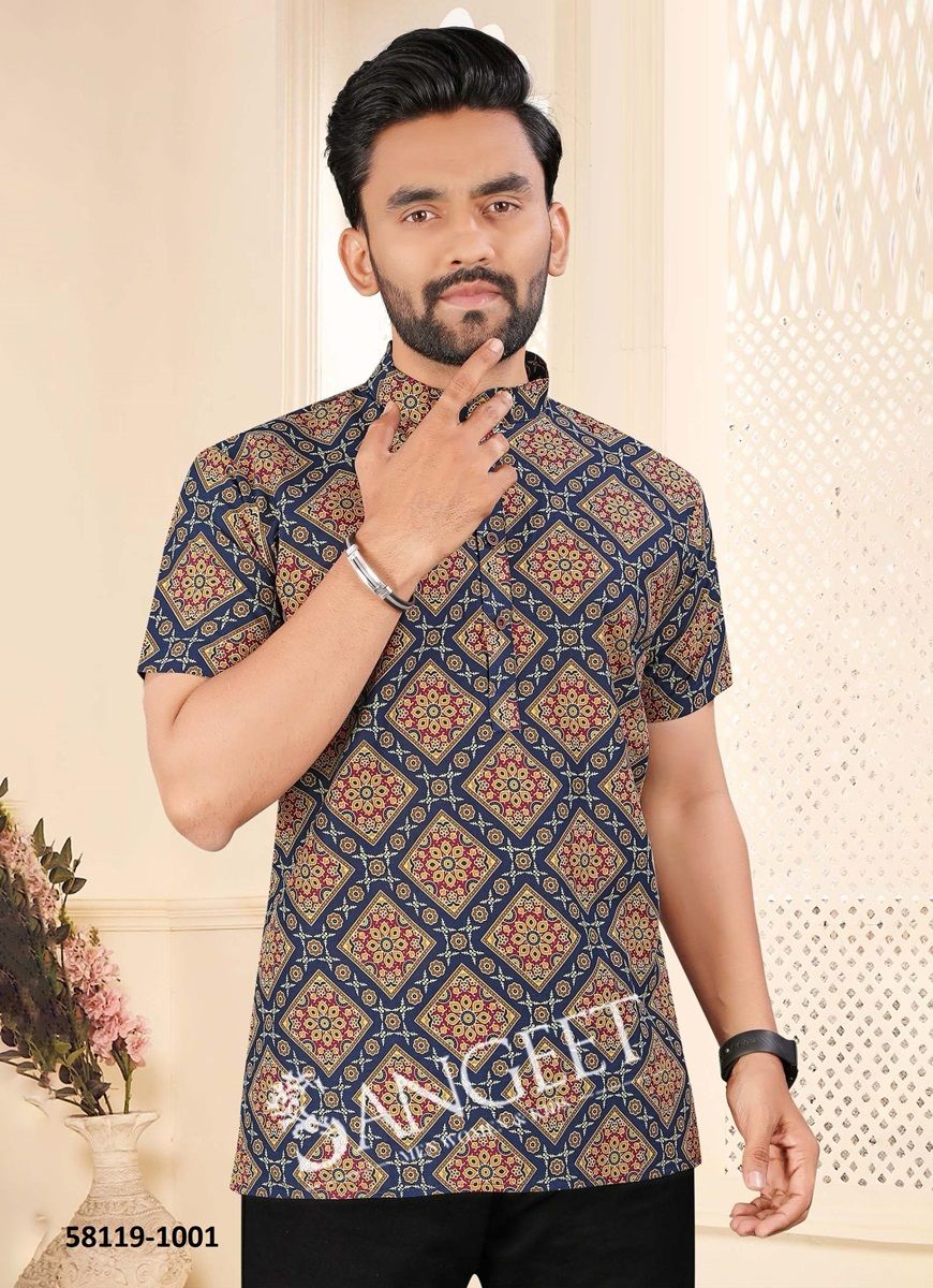 RETRO 3 - Catalog # 58119 (Set of 4 Men's Ethnic Wear) by Brand SANGEET RETRO 3 - Catalog # 58119 (Set of 4 Men's Ethnic Wear) by Brand SANGEET