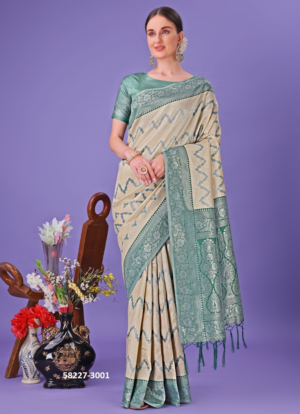 PLAZZO SILK 3 - Catalog # 58227 (Set of 8 Sarees) by Brand STROLLAY ® PLAZZO SILK 3 - Catalog # 58227 (Set of 8 Sarees) by Brand STROLLAY ®