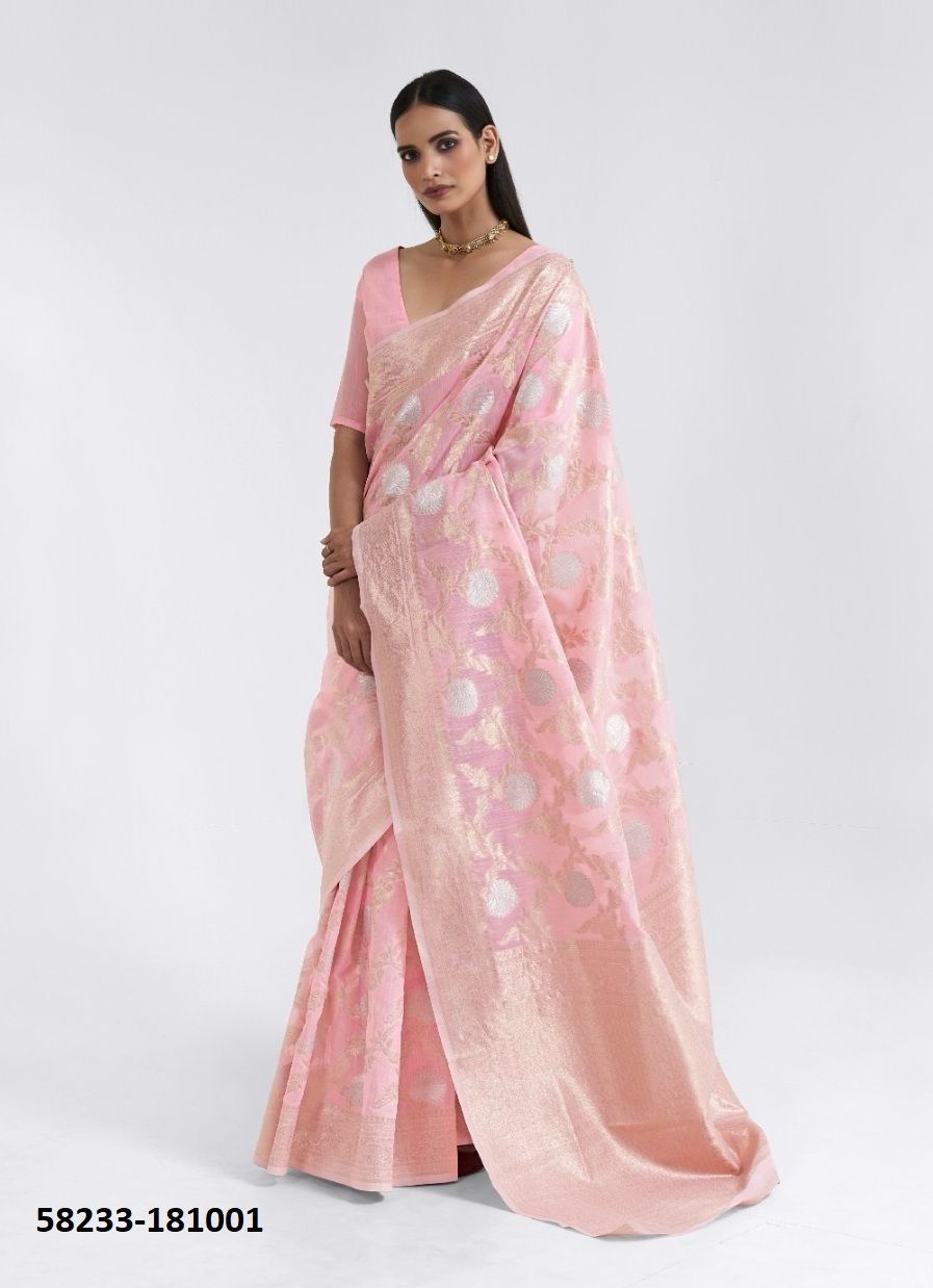 KANANYA LINEN - Catalog # 58233 (Set of 6 Sarees) by Brand RAJTEX FABRICS KANANYA LINEN - Catalog # 58233 (Set of 6 Sarees) by Brand RAJTEX FABRICS