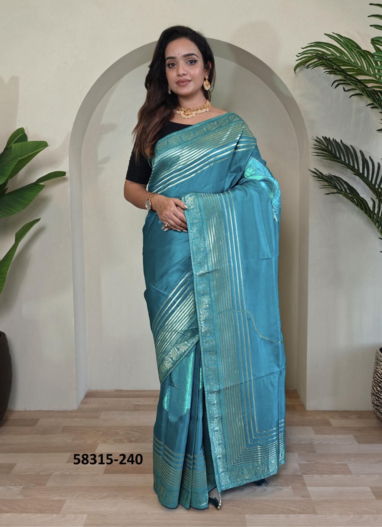 SAI PALLAVI - Catalog # 58315 (Set of 6 Sarees) by Brand STROLLAY ®