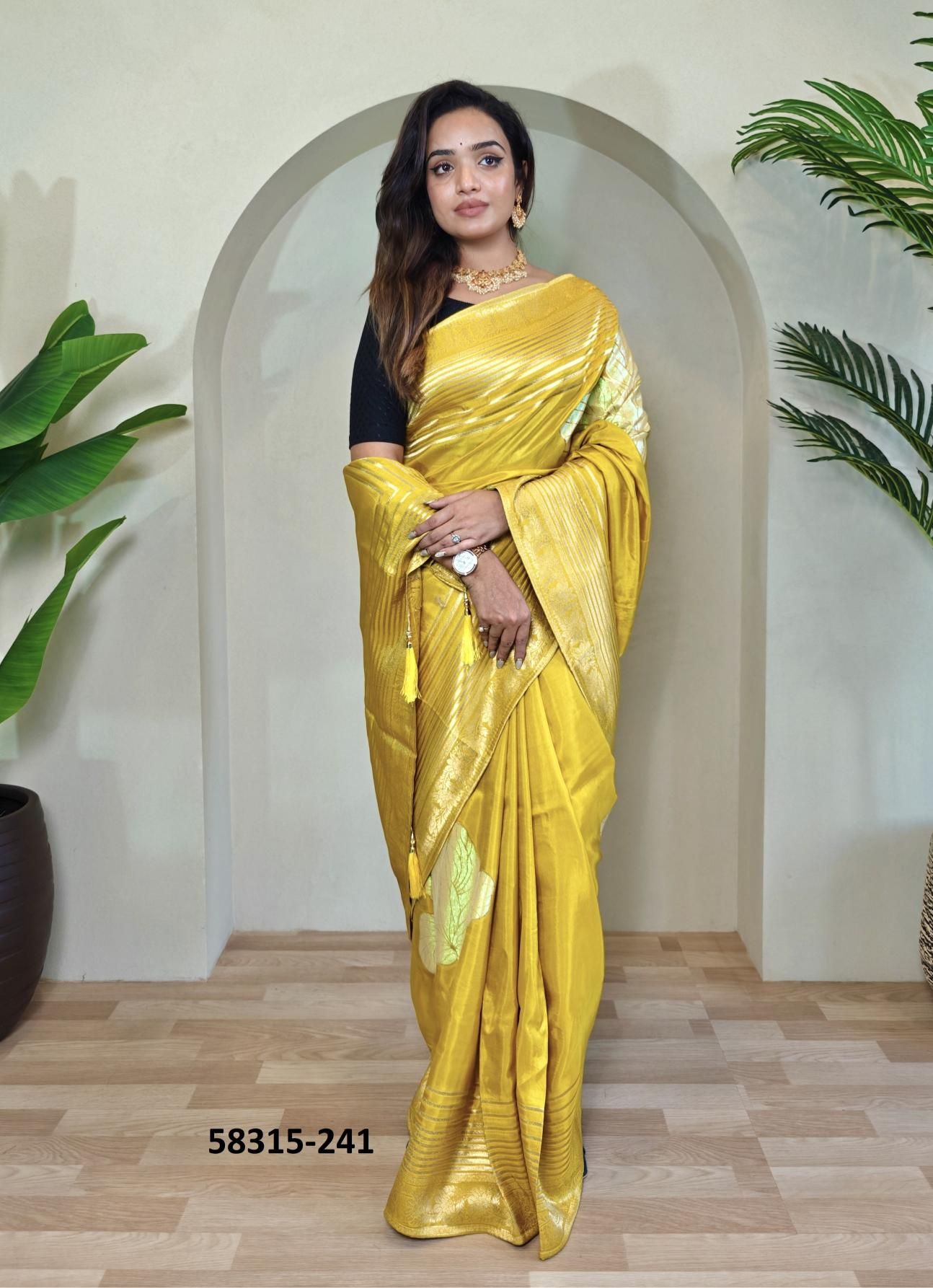 SAI PALLAVI - Catalog # 58315 (Set of 6 Sarees) by Brand STROLLAY ®