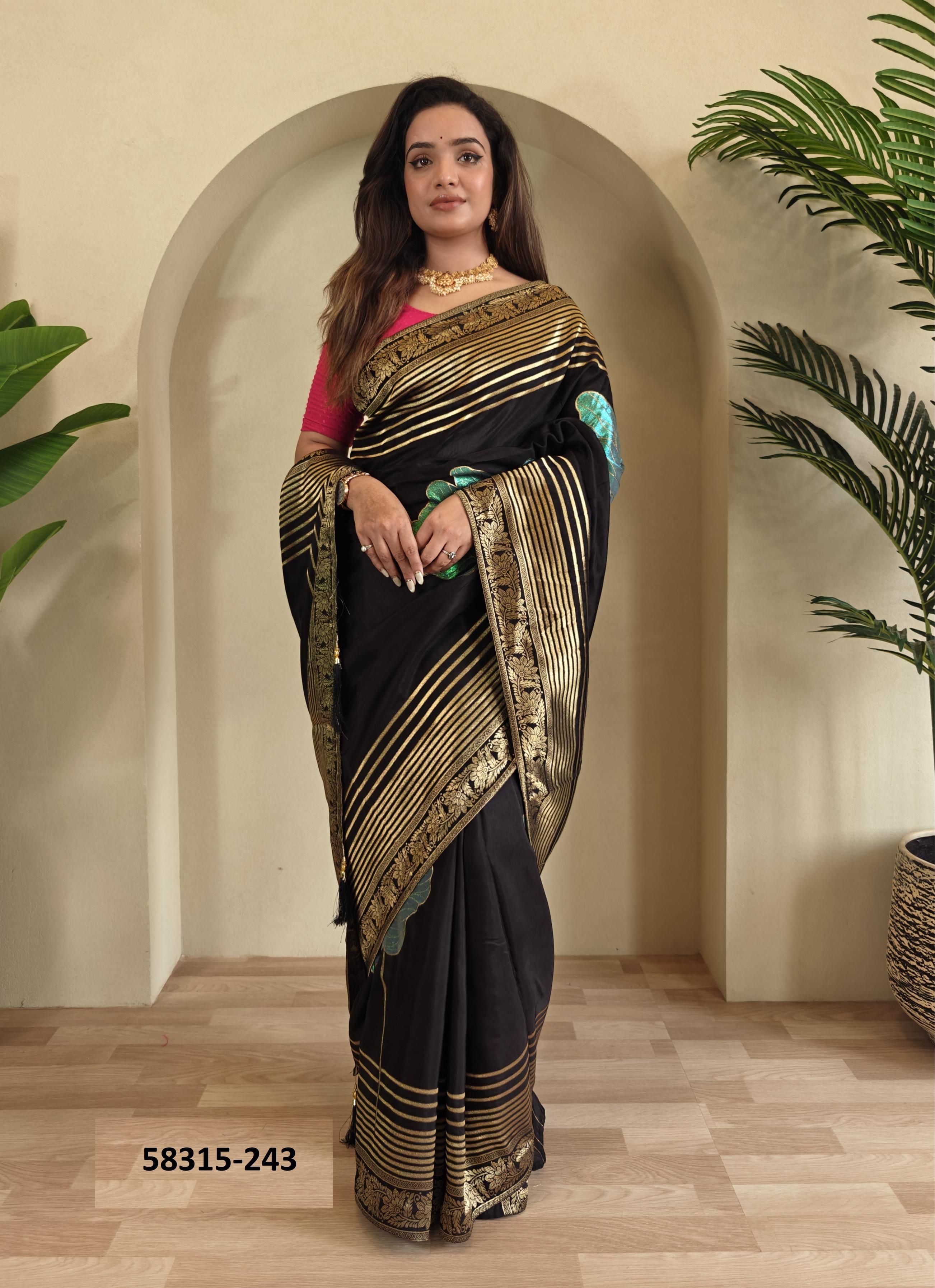 SAI PALLAVI - Catalog # 58315 (Set of 6 Sarees) by Brand STROLLAY ®