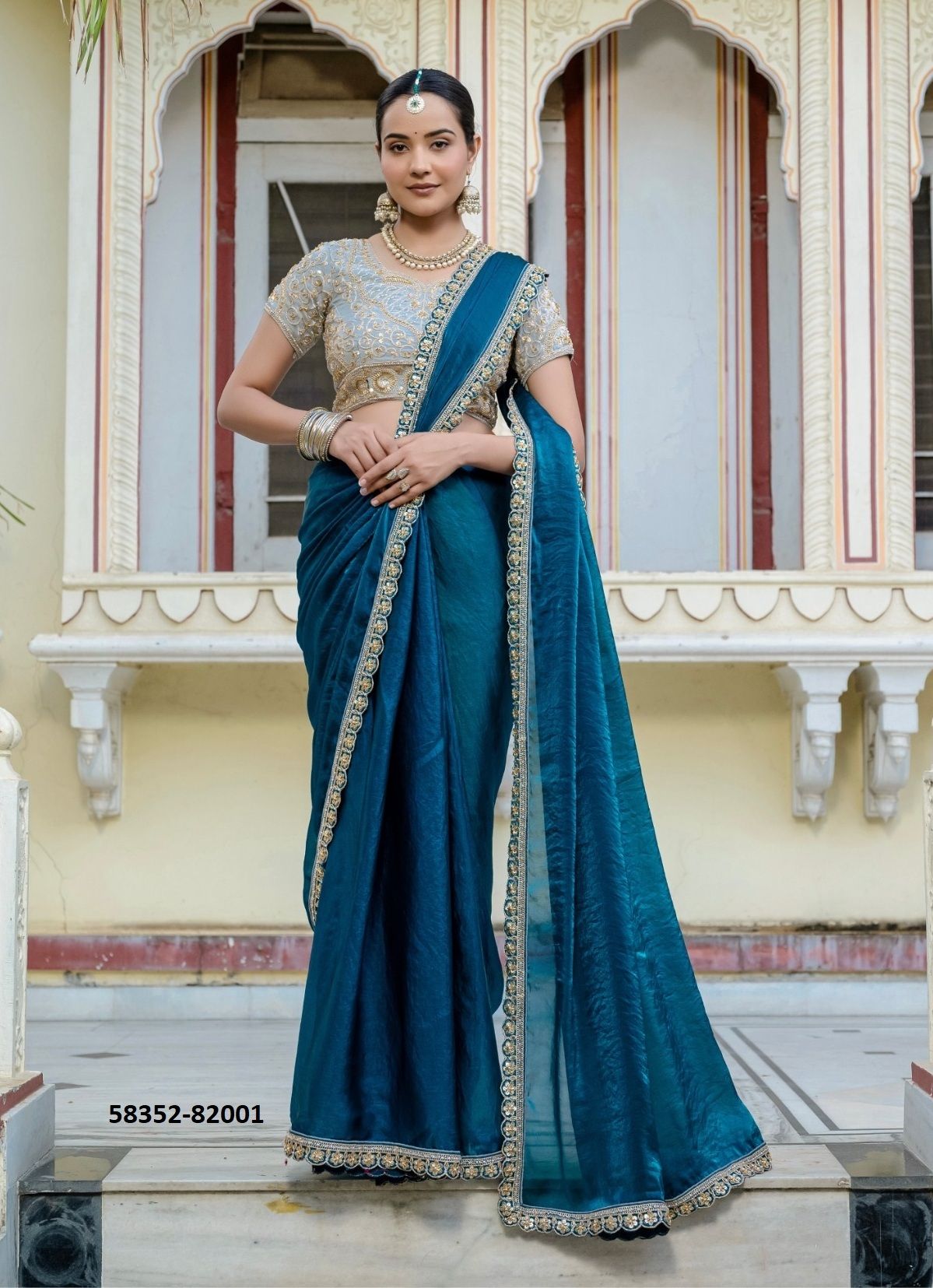 AMEYAA - Catalog # 58352 (Set of 4 Sarees) by Brand S-ETHNIC LIFESTYLE AMEYAA - Catalog # 58352 (Set of 4 Sarees) by Brand S-ETHNIC LIFESTYLE