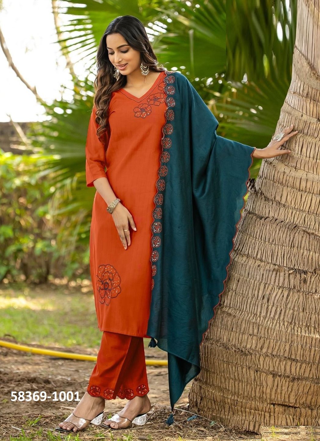 ELITE - Catalog # 58369 (Set of 6 Readymade Salwar Suits) by Brand MITTOO ELITE - Catalog # 58369 (Set of 6 Readymade Salwar Suits) by Brand MITTOO