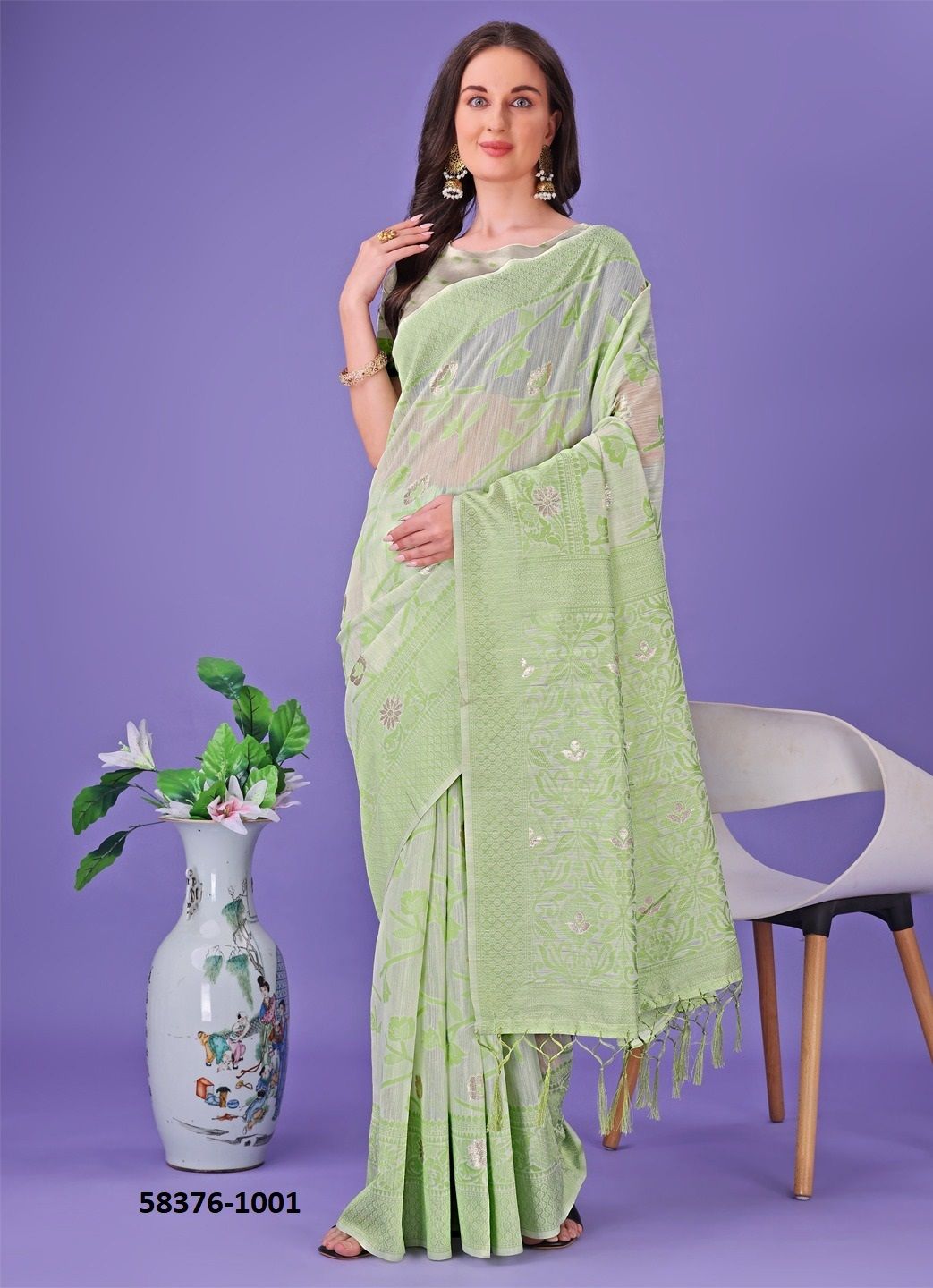 COTTON CLUB 2 - Catalog # 58376 (Set of 6 Sarees) by Brand STROLLAY ® COTTON CLUB 2 - Catalog # 58376 (Set of 6 Sarees) by Brand STROLLAY ®