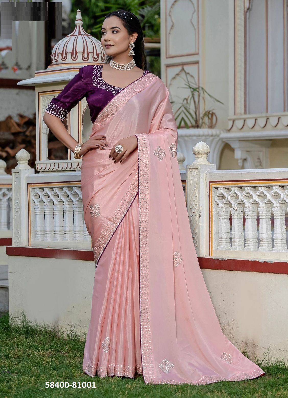 ONAYA - Catalog # 58400 (Set of 2 Sarees) by Brand S-ETHNIC LIFESTYLE ONAYA - Catalog # 58400 (Set of 2 Sarees) by Brand S-ETHNIC LIFESTYLE