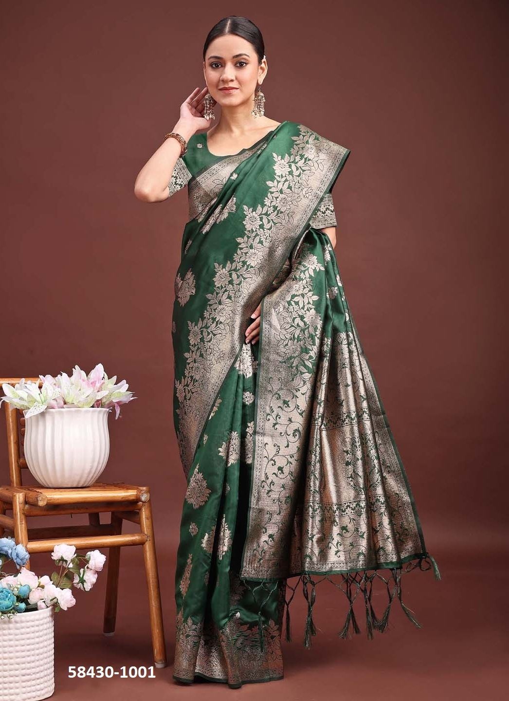 SILKEN HERITAGE - Catalog # 58430 (Set of 6 Sarees) by Brand DESI MUSE SILKEN HERITAGE - Catalog # 58430 (Set of 6 Sarees) by Brand DESI MUSE