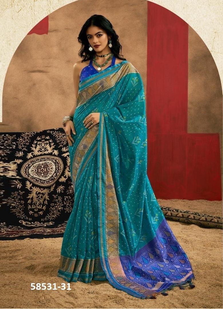 KRYSTAL - Catalog # 58531 (Set of 6 Sarees) by Brand RAJTEX FABRICS KRYSTAL - Catalog # 58531 (Set of 6 Sarees) by Brand RAJTEX FABRICS