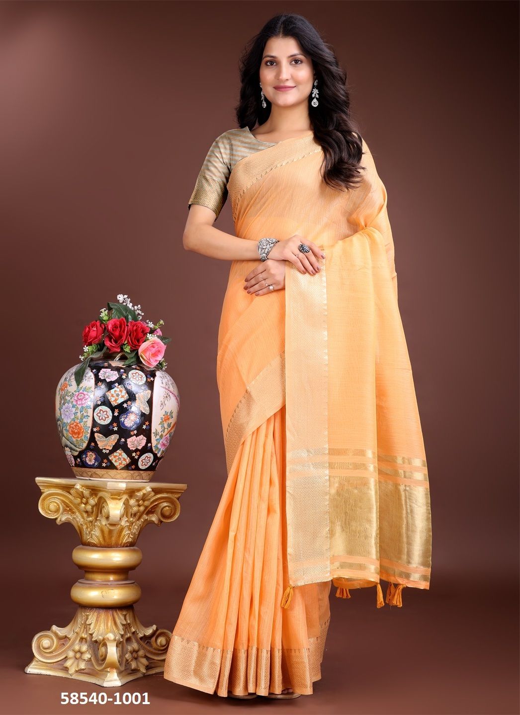 TAYAARI - Catalog # 58540 (Set of 11 Sarees) by Brand DESI MUSE TAYAARI - Catalog # 58540 (Set of 11 Sarees) by Brand DESI MUSE