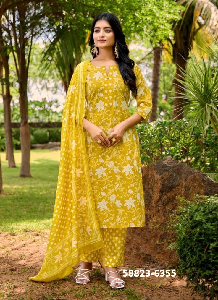 AMODNI - Catalog # 58823 (Set of 4 Readymade Salwar Suits) by Brand DESI MUSE AMODNI - Catalog # 58823 (Set of 4 Readymade Salwar Suits) by Brand DESI MUSE