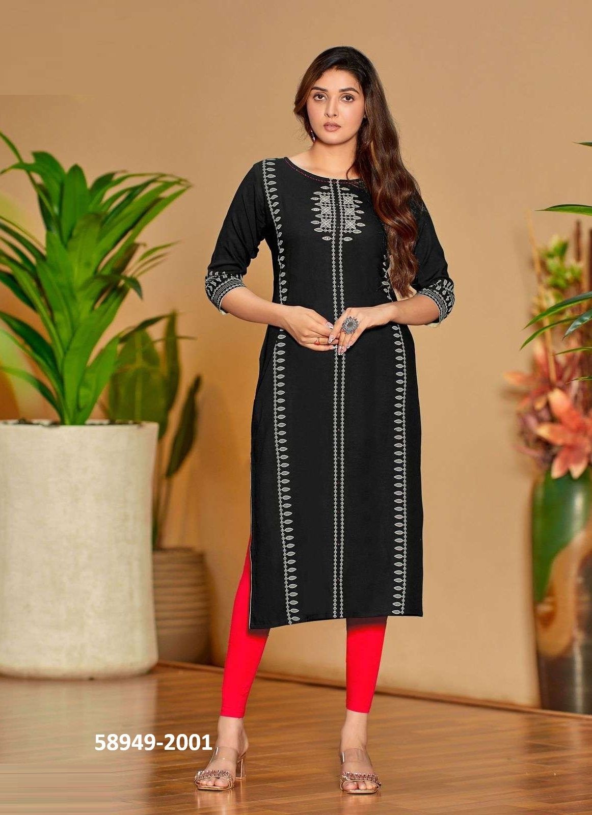 SAAYRA - Catalog # 58949 (Set of 6 Readymade Women's Kurtis / Tops) by Brand MITTOO SAAYRA - Catalog # 58949 (Set of 6 Readymade Women's Kurtis / Tops) by Brand MITTOO