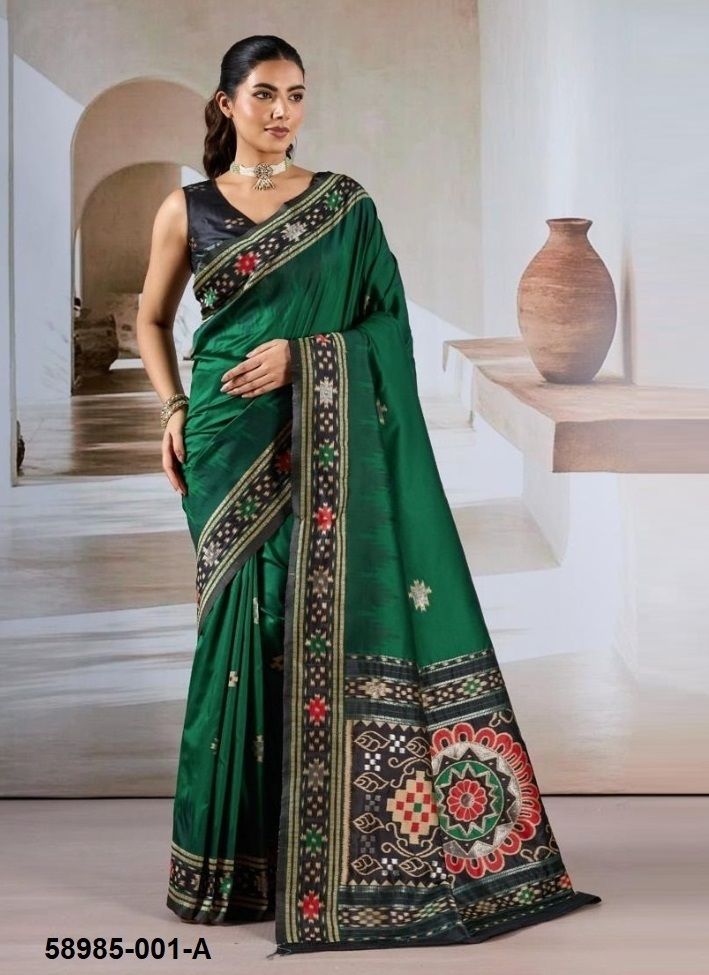 PURE PATOLA 1 - Catalog # 58985 (Set of 6 Sarees) by Brand RAJTEX FABRICS PURE PATOLA 1 - Catalog # 58985 (Set of 6 Sarees) by Brand RAJTEX FABRICS