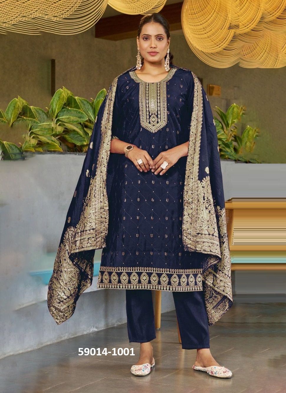 STAR FISH - Catalog # 59014 (Set of 4 Readymade Salwar Suits) by Brand BLUE HILLS STAR FISH - Catalog # 59014 (Set of 4 Readymade Salwar Suits) by Brand BLUE HILLS