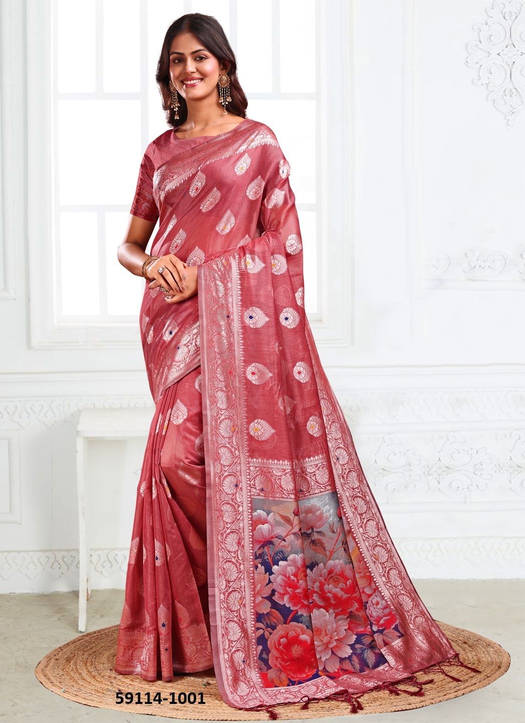 SUHANI - Catalog # 59114 (Set of 6 Sarees) by Brand DESI MUSE SUHANI - Catalog # 59114 (Set of 6 Sarees) by Brand DESI MUSE