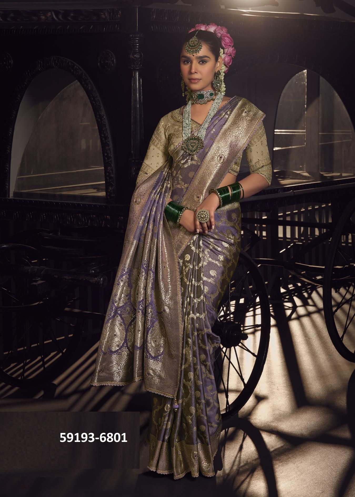 KESHA - Catalog # 59193 (Set of 5 Sarees) by Brand KIRA FASHIONS KESHA - Catalog # 59193 (Set of 5 Sarees) by Brand KIRA FASHIONS