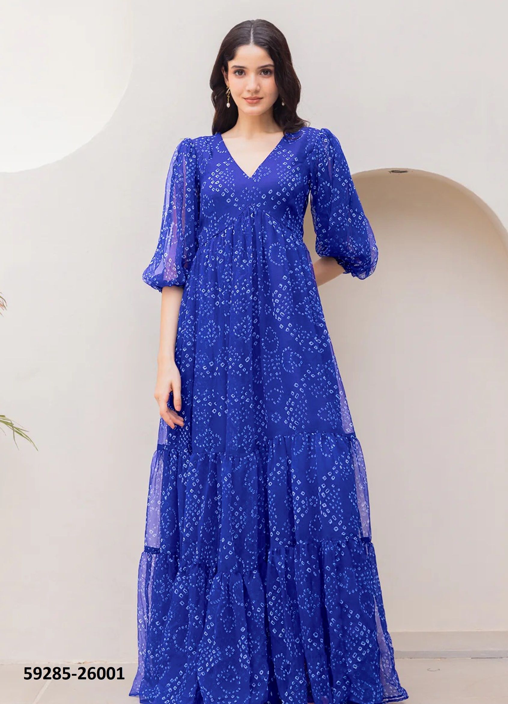 LUCAYA 26 - Catalog # 59285 (Set of 6 Readymade Gowns) by Brand MEHERIYA LUCAYA 26 - Catalog # 59285 (Set of 6 Readymade Gowns) by Brand MEHERIYA