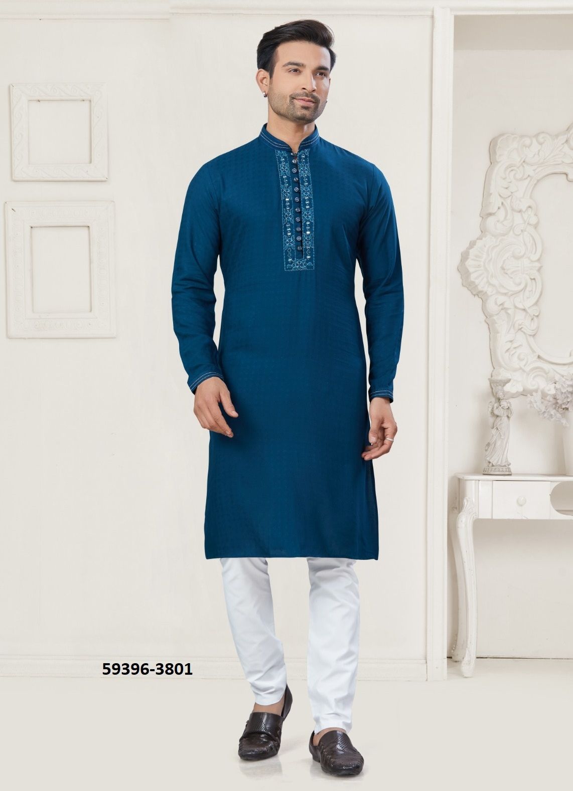 WEDDING COLLECTION 38 - Catalog # 59396 (Set of 6 Men's Ethnic Wear) by Brand DESI MUSE WEDDING COLLECTION 38 - Catalog # 59396 (Set of 6 Men's Ethnic Wear) by Brand DESI MUSE