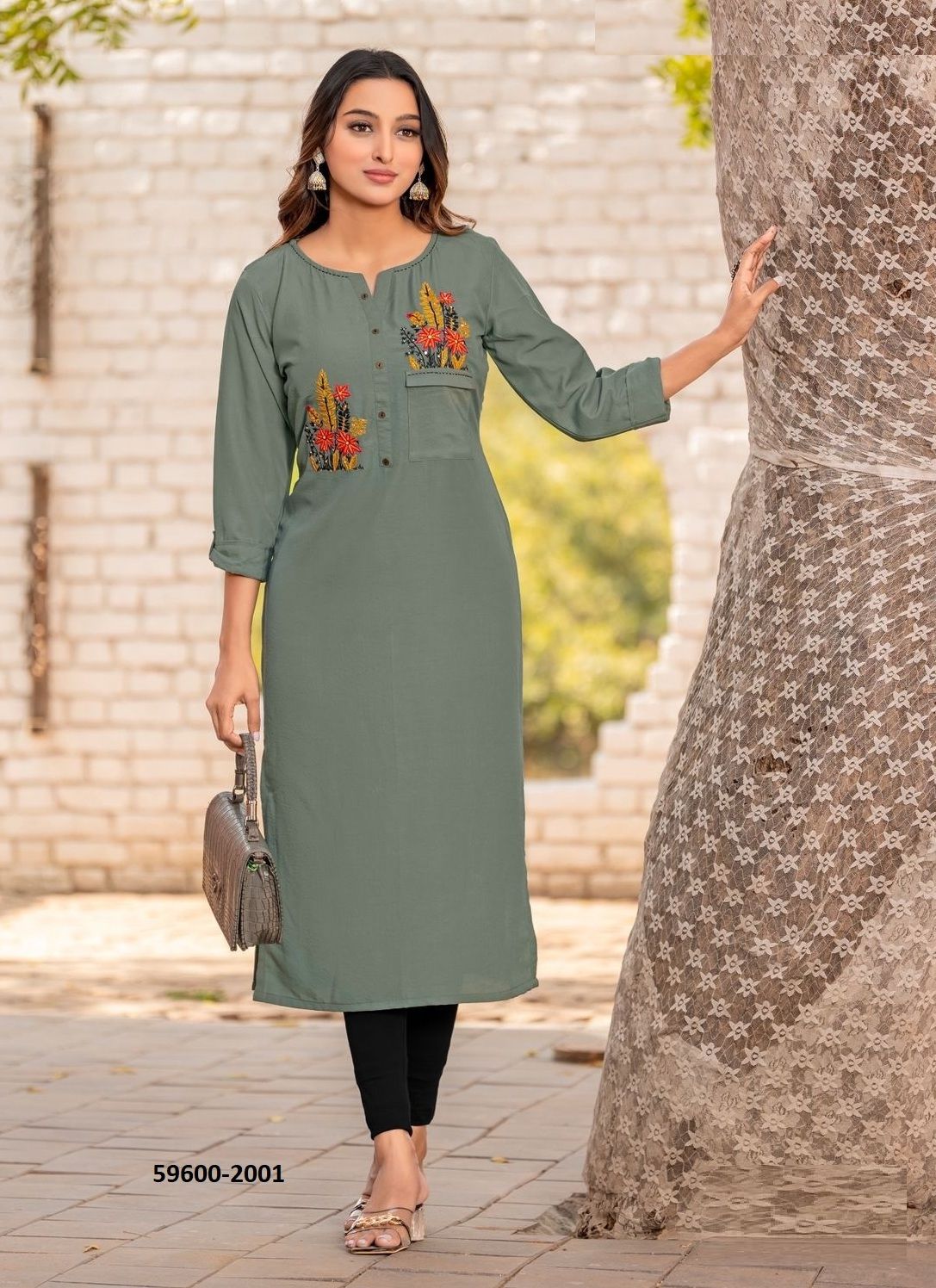 SUMMER - Catalog # 59600 (Set of 6 Readymade Women's Kurtis / Tops) by Brand KADLEE FASHION SUMMER - Catalog # 59600 (Set of 6 Readymade Women's Kurtis / Tops) by Brand KADLEE FASHION