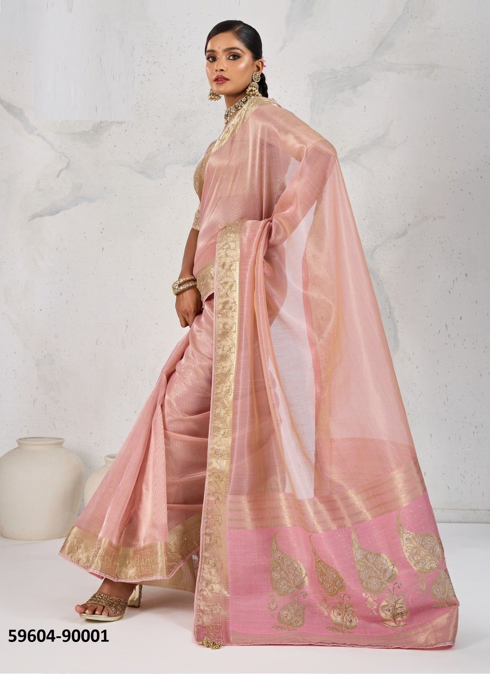 SATTVIKA - Catalog # 59604 (Set of 4 Sarees) by Brand S-ETHNIC LIFESTYLE SATTVIKA - Catalog # 59604 (Set of 4 Sarees) by Brand S-ETHNIC LIFESTYLE