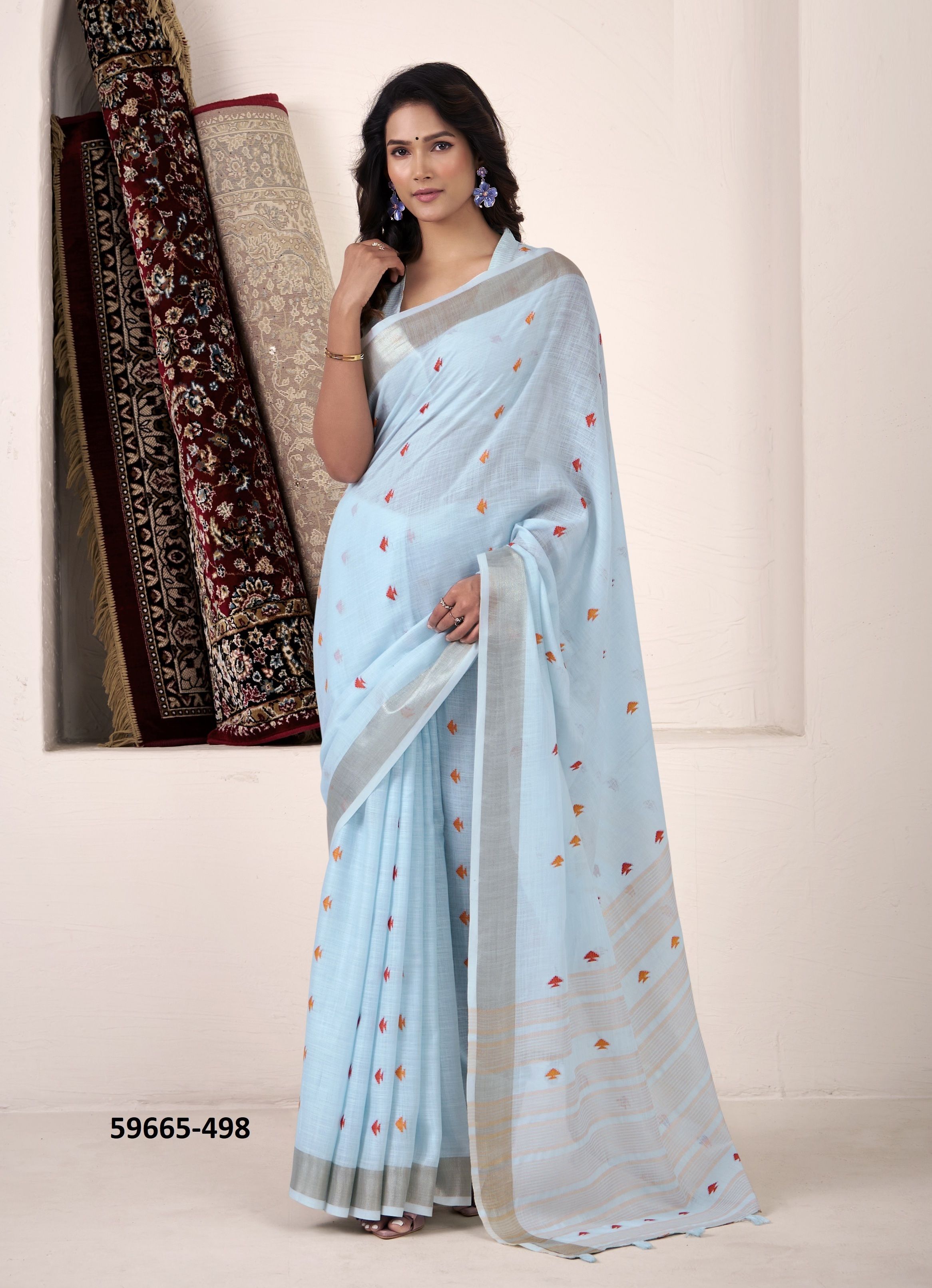 PIENNA SILK - Catalog # 59665 (Set of 6 Sarees) by Brand MEHERIYA PIENNA SILK - Catalog # 59665 (Set of 6 Sarees) by Brand MEHERIYA