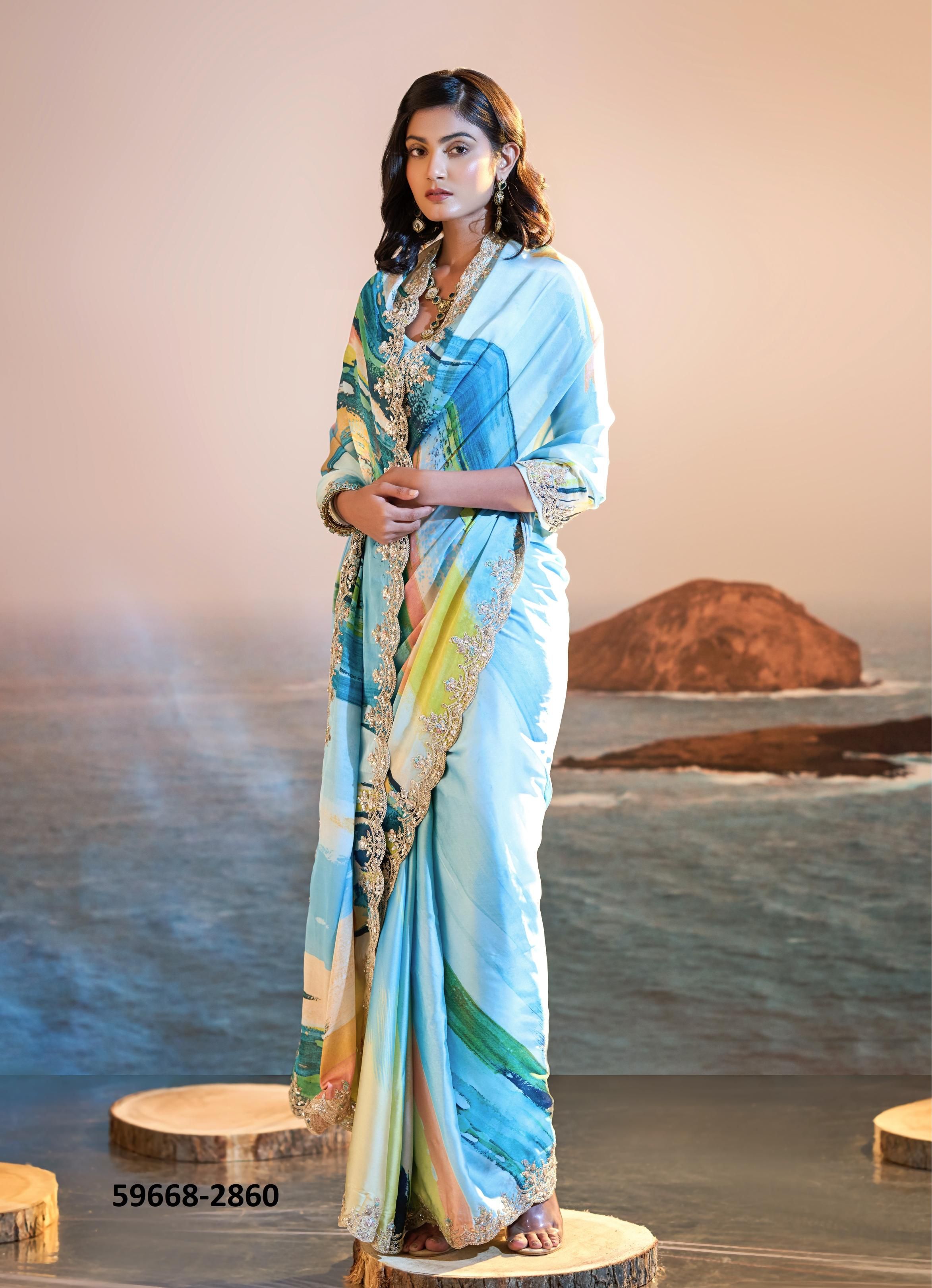 PETAL POETRY - Catalog # 59668 (Set of 9 Sarees) by Brand SANJANA LIFESTYLE PETAL POETRY - Catalog # 59668 (Set of 9 Sarees) by Brand SANJANA LIFESTYLE