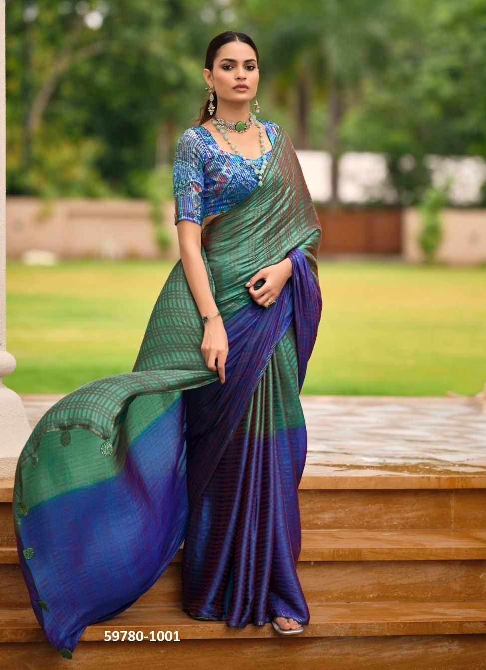 TARNA - Catalog # 59780 (Set of 10 Sarees) by Brand SR SAREES TARNA - Catalog # 59780 (Set of 10 Sarees) by Brand SR SAREES