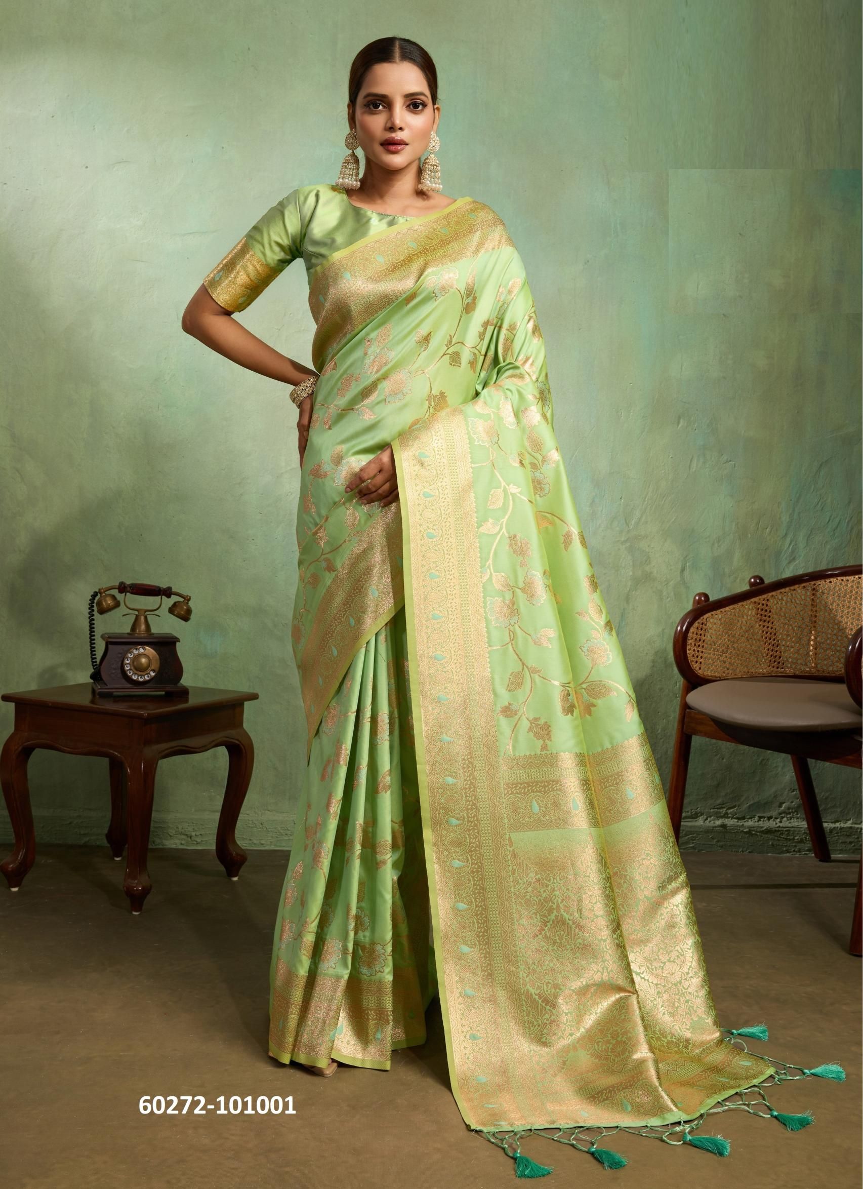 ORNET - Catalog # 60272 (Set of 10 Sarees) MADE IN INDIA BY S-ETHNIC LIFESTYLE ORNET - Catalog # 60272 (Set of 10 Sarees) MADE IN INDIA BY S-ETHNIC LIFESTYLE