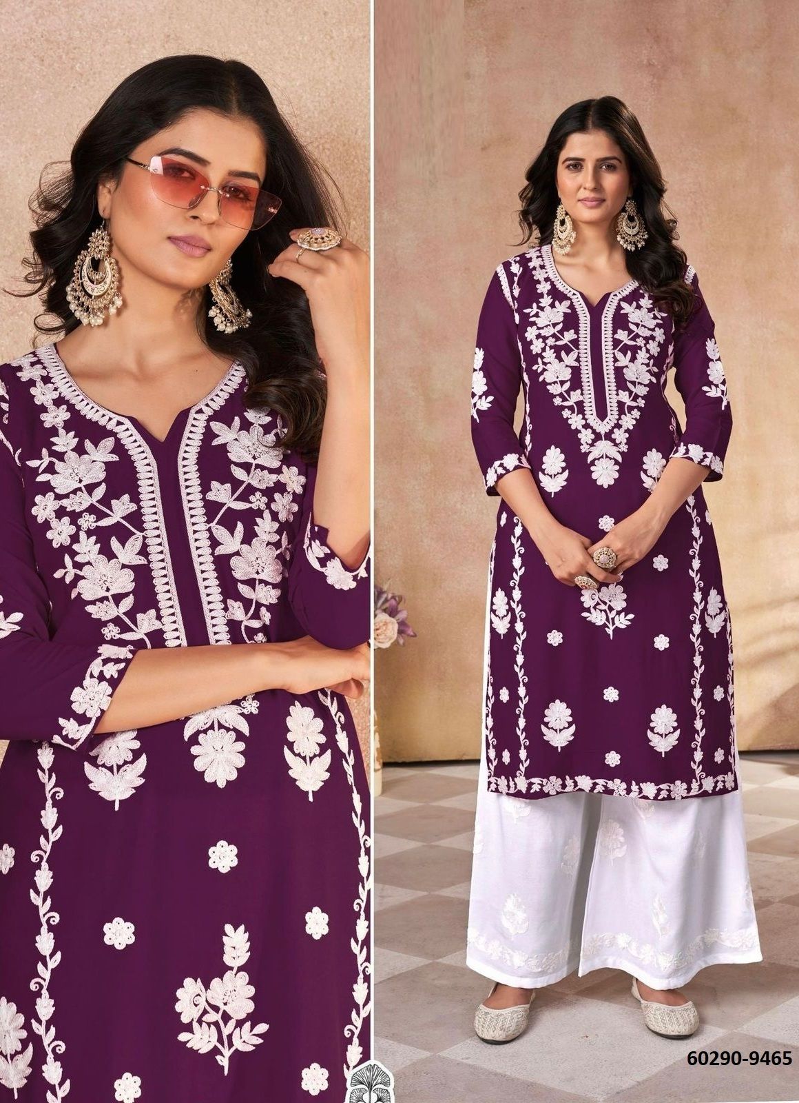 VANYA - Catalog # 60290 (Set of 6 Tops With Bottoms) MADE IN INDIA BY BLUE HILLS VANYA - Catalog # 60290 (Set of 6 Tops With Bottoms) MADE IN INDIA BY BLUE HILLS