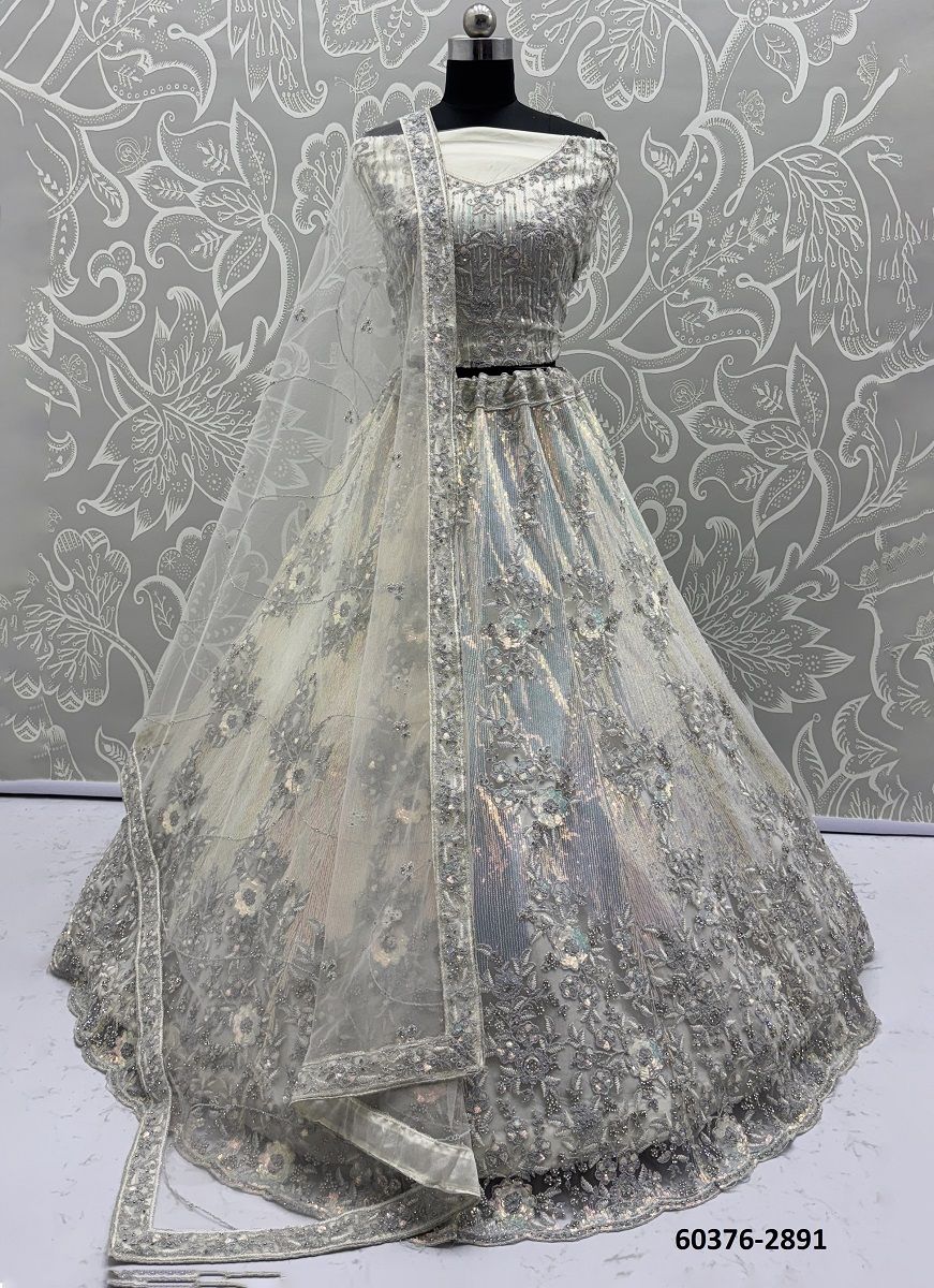 BRIDAL WEAR 2891-2899 - Catalog # 60376 (Set of 17 Semi-Stitched Lehengas) MADE IN INDIA BY MEHERIYA BRIDAL WEAR 2891-2899 - Catalog # 60376 (Set of 17 Semi-Stitched Lehengas) MADE IN INDIA BY MEHERIYA