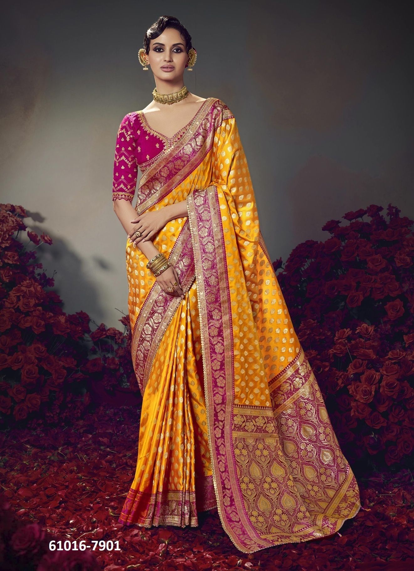 KESHVA - Catalog # 61016 (Set of 10 Sarees) MADE IN INDIA BY KIRA FASHIONS KESHVA - Catalog # 61016 (Set of 10 Sarees) MADE IN INDIA BY KIRA FASHIONS