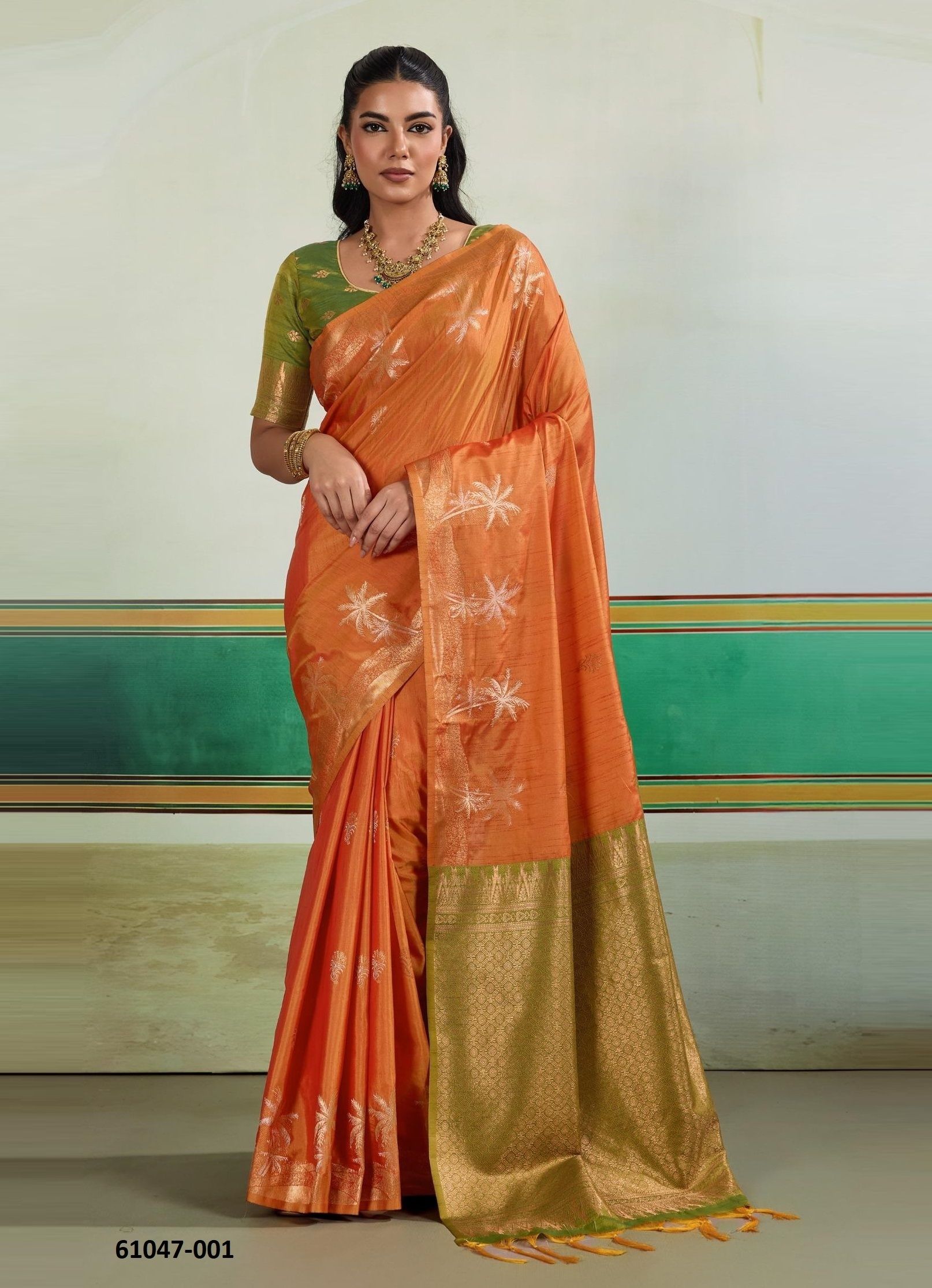 KONTESSA TROPICAL - Catalog # 61047 (Set of 6 Sarees) MADE IN INDIA BY RAJTEX FABRICS KONTESSA TROPICAL - Catalog # 61047 (Set of 6 Sarees) MADE IN INDIA BY RAJTEX FABRICS