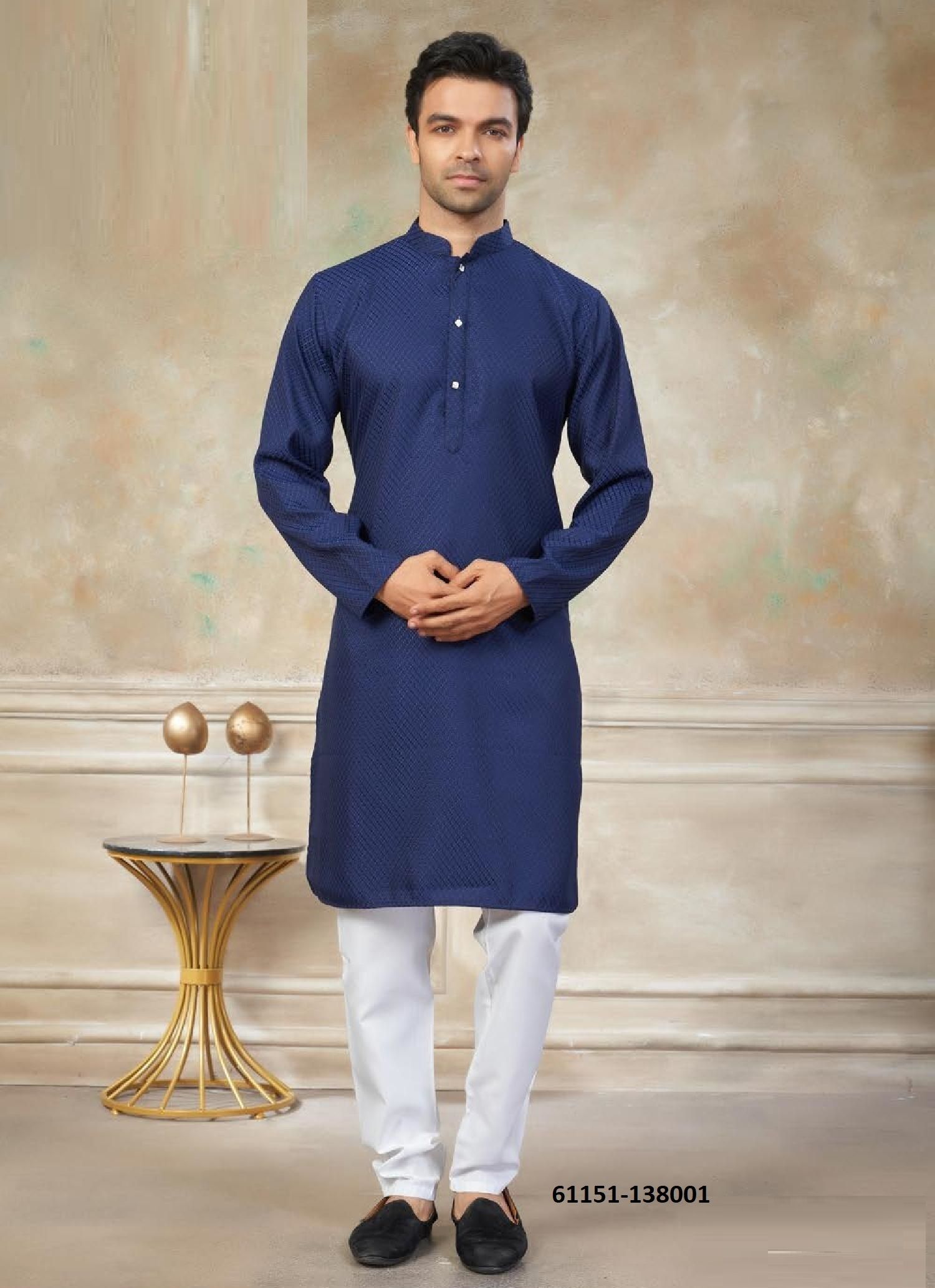 VOLUME 138 - Catalog # 61151 (Set of 7 Men's Ethnic Wear) MADE IN INDIA BY JAGRAASA VOLUME 138 - Catalog # 61151 (Set of 7 Men's Ethnic Wear) MADE IN INDIA BY JAGRAASA