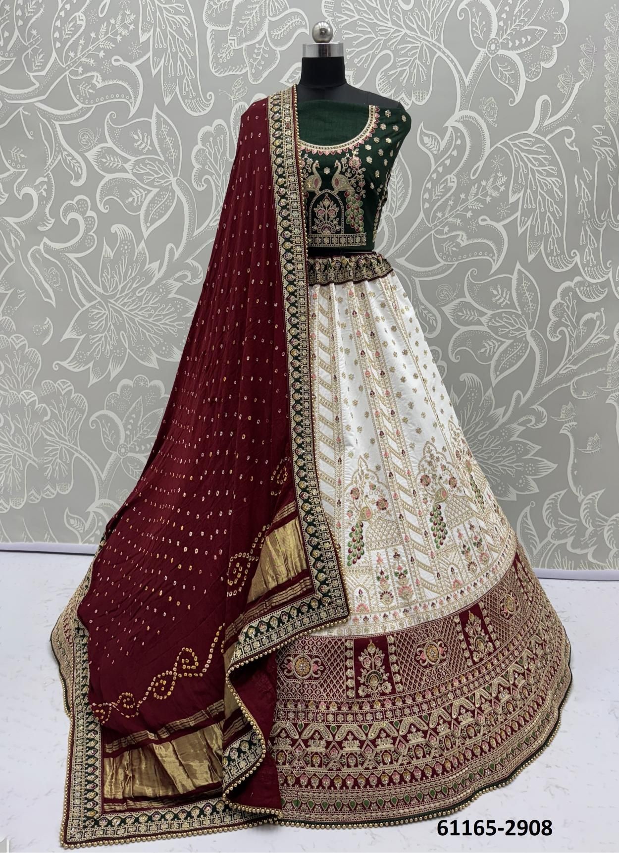 SERIES 2908-2916 - Catalog # 61165 (Set of 29 Semi-Stitched Lehengas) MADE IN INDIA BY DESI MUSE SERIES 2908-2916 - Catalog # 61165 (Set of 29 Semi-Stitched Lehengas) MADE IN INDIA BY DESI MUSE