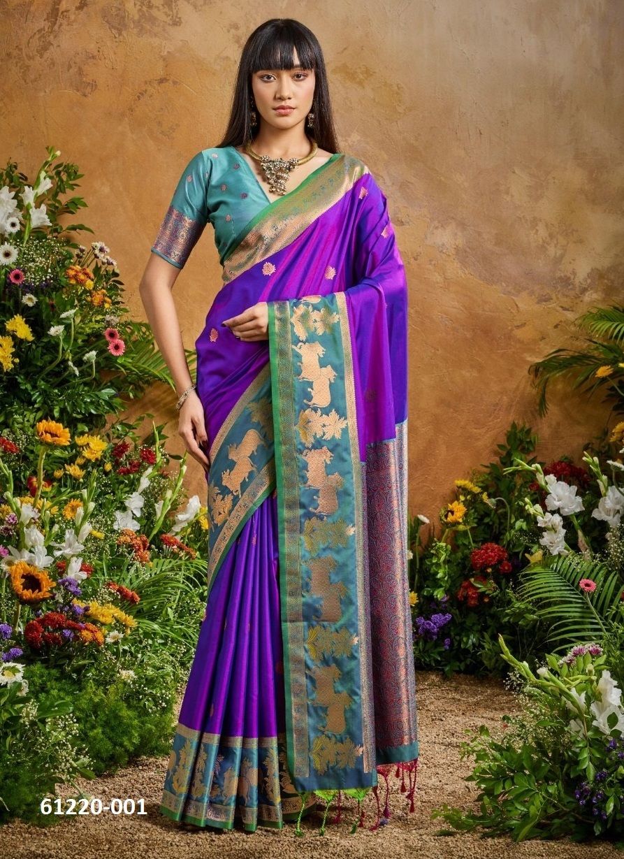 PURE SILK PICHWAI - Catalog # 61220 (Set of 6 Sarees) MADE IN INDIA BY RAJTEX FABRICS PURE SILK PICHWAI - Catalog # 61220 (Set of 6 Sarees) MADE IN INDIA BY RAJTEX FABRICS