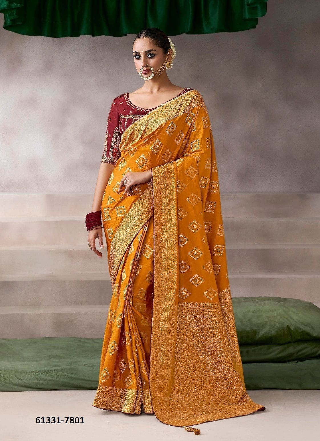 KAMALA SILK - Catalog # 61331 (Set of 10 Sarees) by Kira Fashions KAMALA SILK - Catalog # 61331 (Set of 10 Sarees) by Kira Fashions