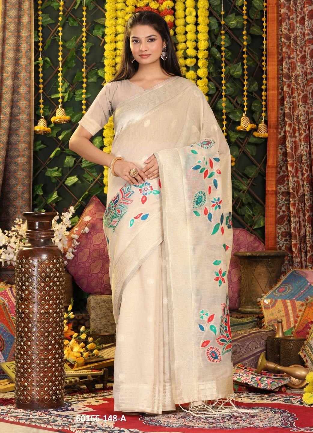 AVYUKTA - Catalog # 60166 (Set of 3 Sarees) by Brand MEHERIYA AVYUKTA - Catalog # 60166 (Set of 3 Sarees) by Brand MEHERIYA