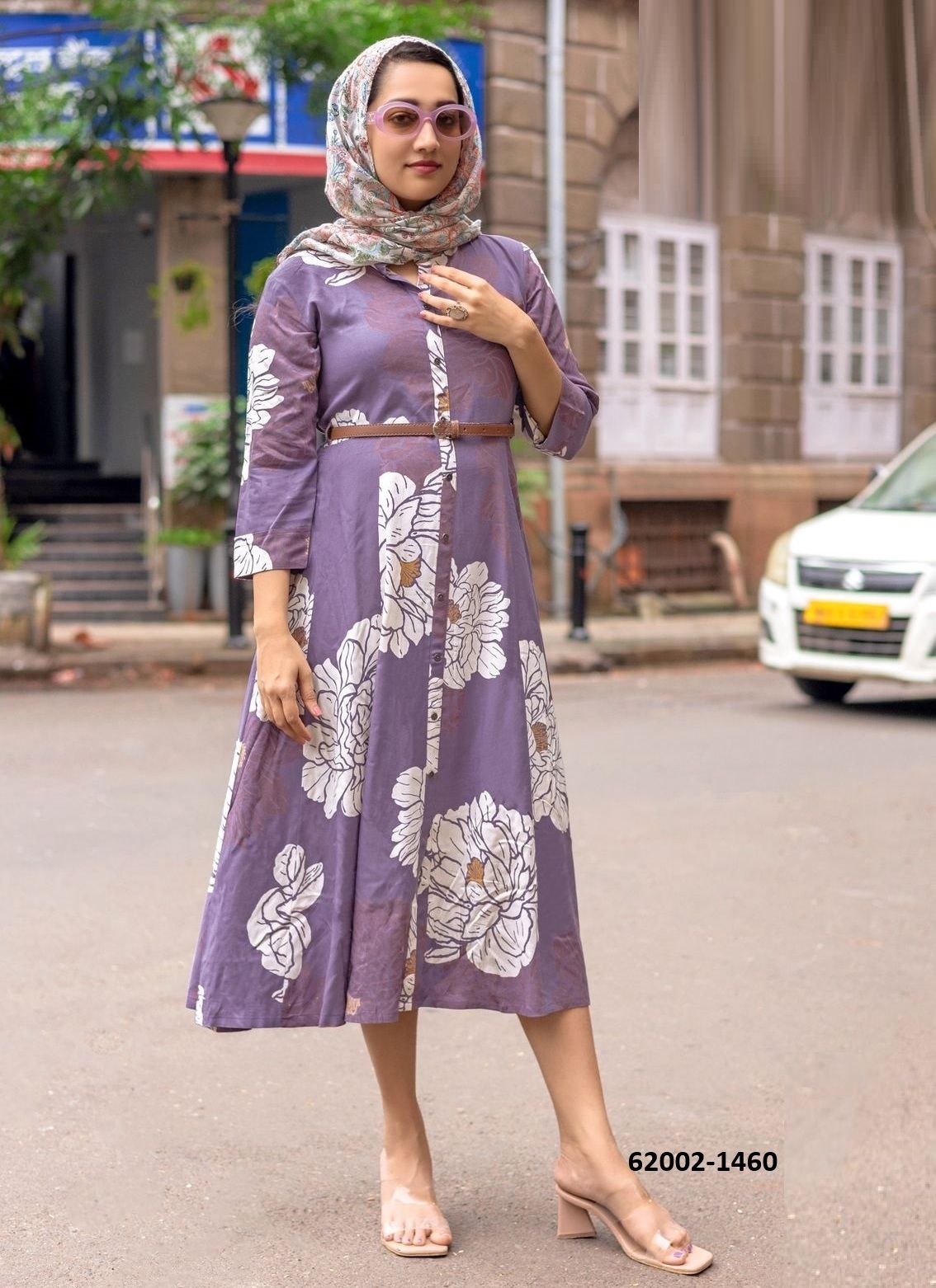 BELT 23 - Catalog # 62002 (Set of 6 Readymade Women's Kurtis / Tops) by Mittoo BELT 23 - Catalog # 62002 (Set of 6 Readymade Women's Kurtis / Tops) by Mittoo