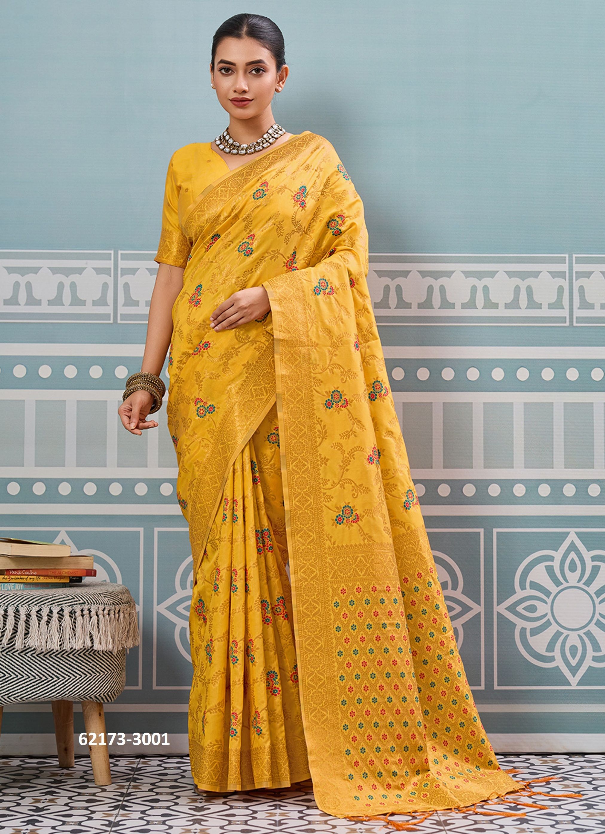SWARNIKA 2 - Catalog # 62173 (Set of 6 Sarees) by Meheriya SWARNIKA 2 - Catalog # 62173 (Set of 6 Sarees) by Meheriya