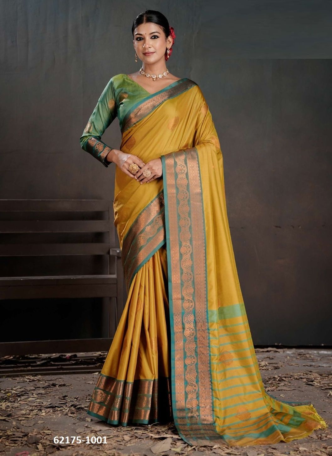 NARAYANI 1 - Catalog # 62175 (Set of 6 Sarees) by 3-Of Sarees NARAYANI 1 - Catalog # 62175 (Set of 6 Sarees) by 3-Of Sarees