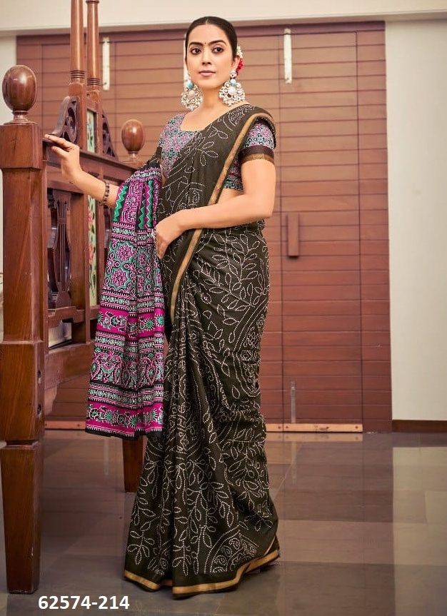 SUMMER LOOMS - Catalog # 62574 (Set of 10 Sarees) by Jagraasa