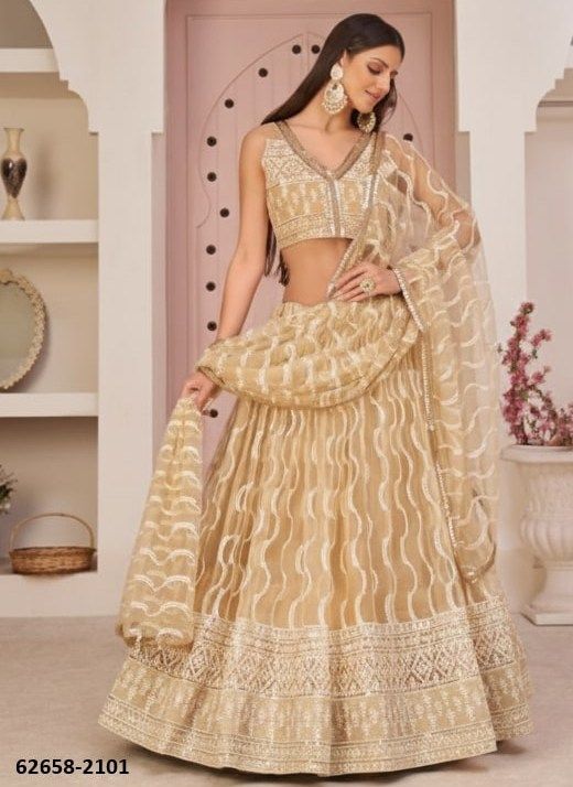 KELAYA 1 - Catalog # 62658 (Set of 2 Semi-Stitched Lehengas) by Narayani Fashion House KELAYA 1 - Catalog # 62658 (Set of 2 Semi-Stitched Lehengas) by Narayani Fashion House