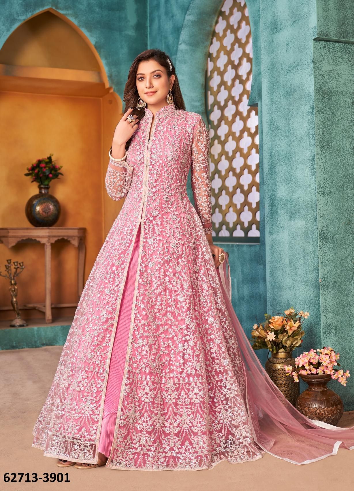 AANAYA 39 - Catalog # 62713 (Set of 4 Semi-Stitched / Un-Stitched Suits) by Meheriya AANAYA 39 - Catalog # 62713 (Set of 4 Semi-Stitched / Un-Stitched Suits) by Meheriya
