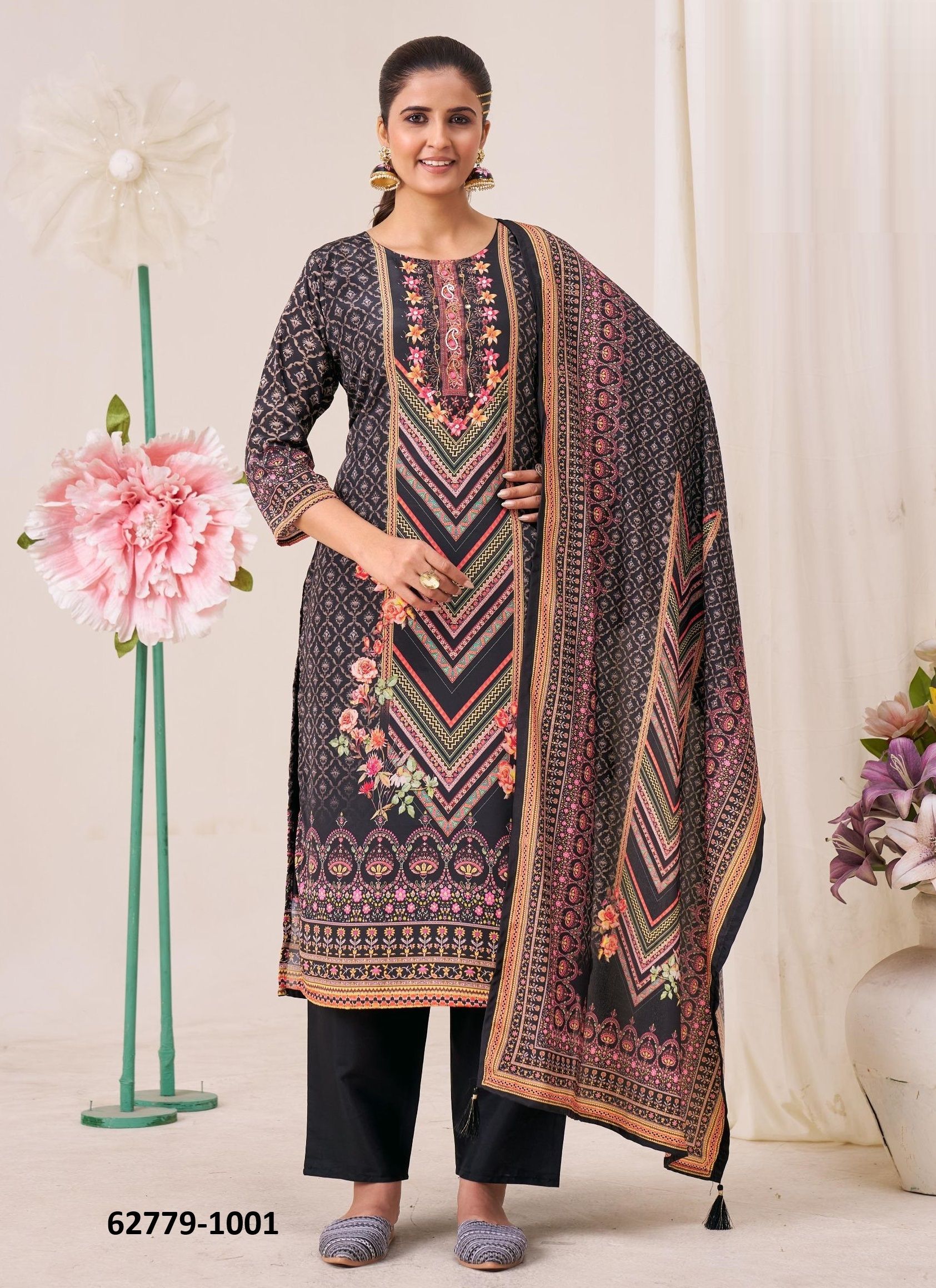 GURLEEN - Catalog # 62779 (Set of 4 Readymade Salwar Suits) by Desi Muse GURLEEN - Catalog # 62779 (Set of 4 Readymade Salwar Suits) by Desi Muse