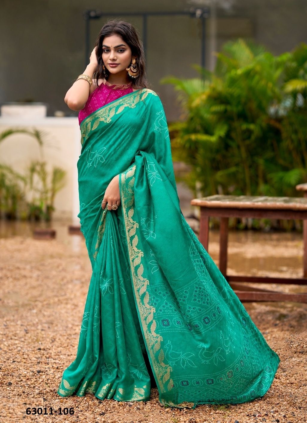 SCARLET - Catalog # 63011 (Set of 10 Sarees) by SR Sarees